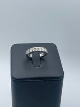 Load image into Gallery viewer, Elegant 4.20mm 14k White Gold Channel Set 1.00ctw Diamond Wedding Band
