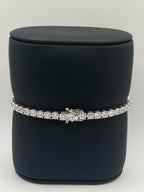 14k White Gold Diamond Tennis Bracelet - 9.58ctw LAB Diamonds