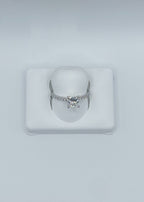 14K White Gold Princess-Cut Diamond Engagement Ring - 0.90 Carat, Lab H VS1