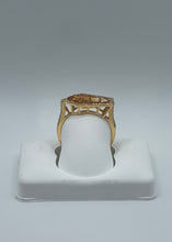 Load image into Gallery viewer, Stunning 18k Yellow Gold Ring with 2.40ct Citrine &amp; 0.33ct Diamonds, Size 7
