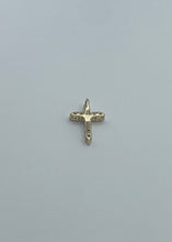 Load image into Gallery viewer, 14K Yellow Gold and Diamond Cross Pendant - 0.48ct Round Diamonds
