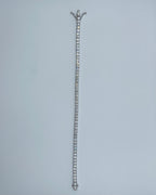 Exquisite 14k White Gold Diamond Tennis Bracelet - 5.66ctw LAB Diamonds
