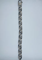 Men's Handmade Italian .925 13.5mm Mariner Chain Bracelet