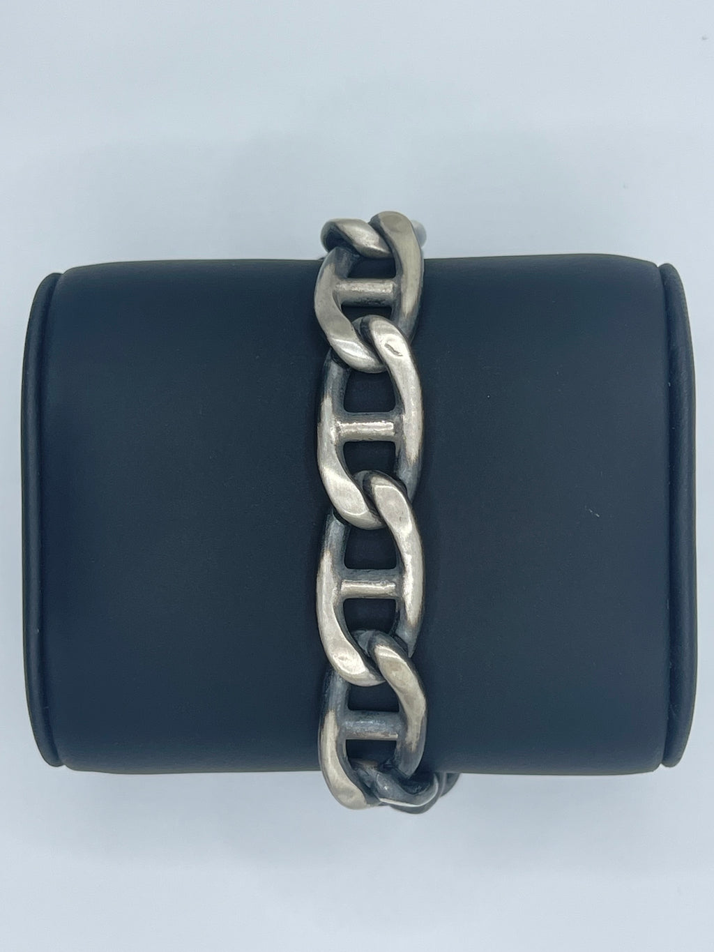 Men's Handmade Italian .925 13.5mm Mariner Chain Bracelet