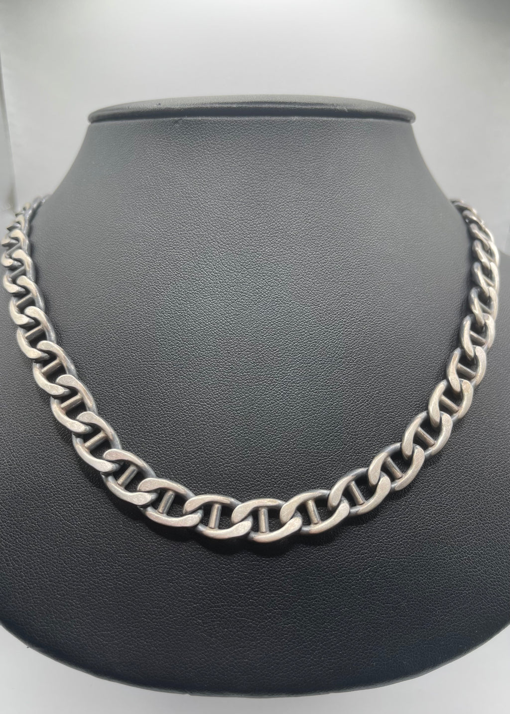 Men's Handmade Italian .925 10mm Mariner Chain Necklace