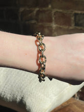 Load image into Gallery viewer, 14k Yellow Gold Chunky Chain Bracelet with 1.70ctw Diamonds
