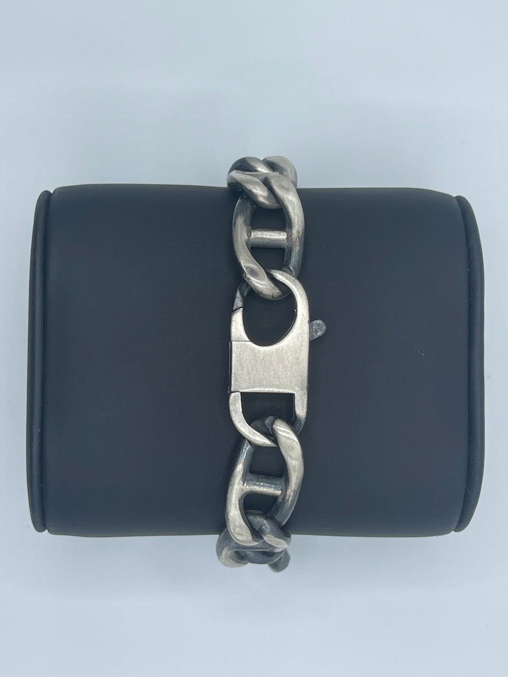 Men's Handmade Italian .925 13.5mm Mariner Chain Bracelet