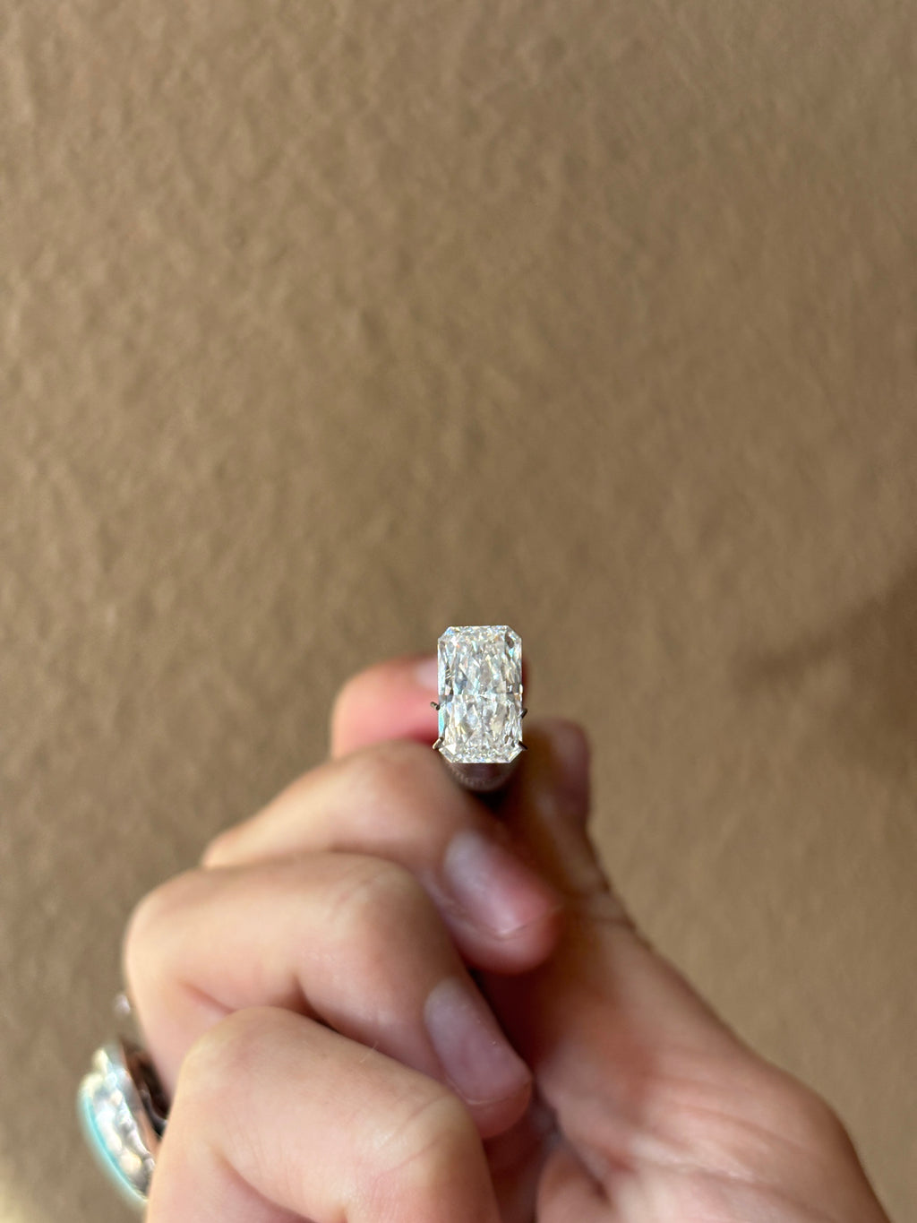 2.38ct Elongated Radiant Lab Diamond