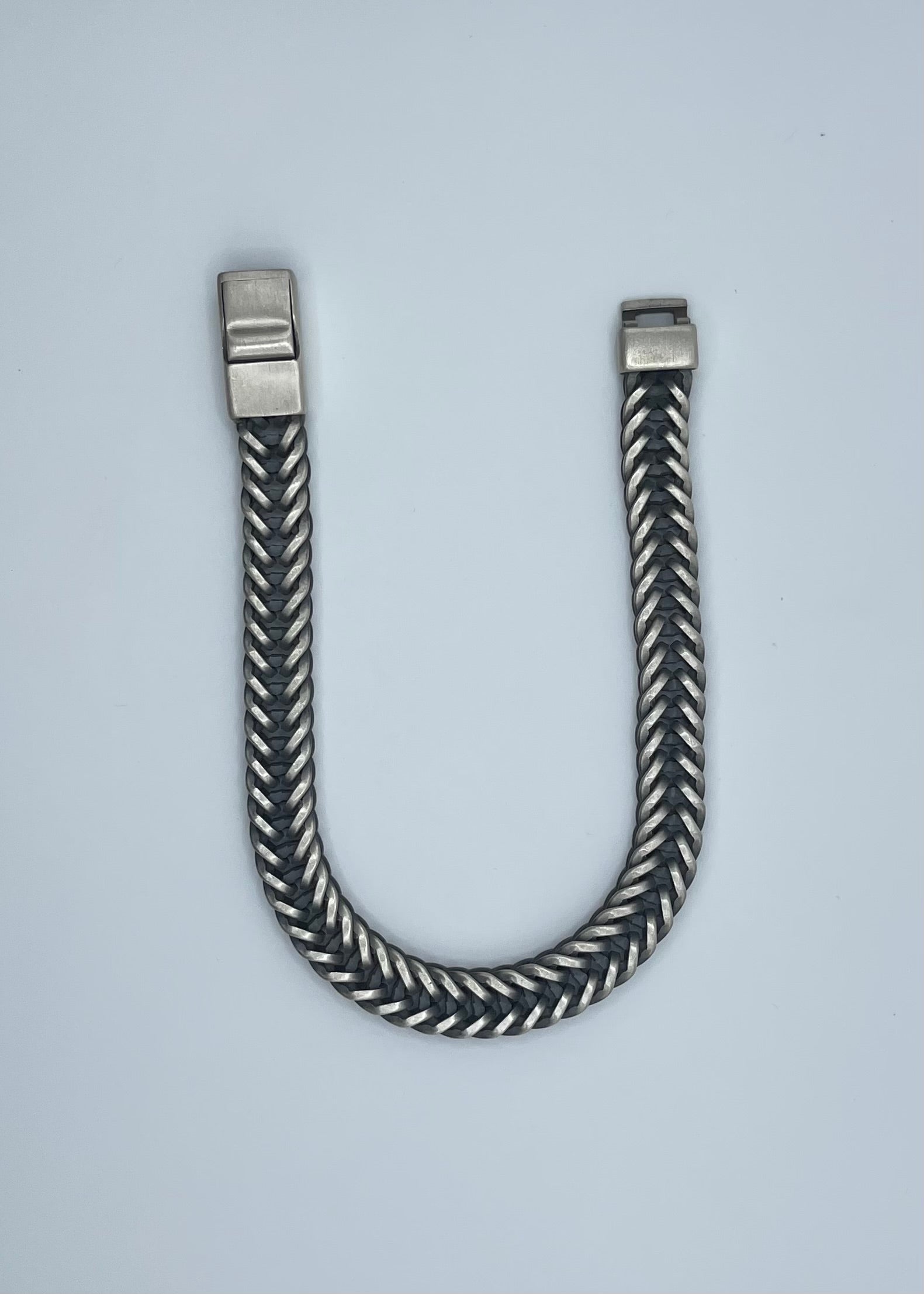 Men's Handmade Italian .925 9.5mm Link Chain Bracelet