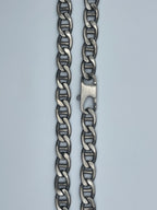 Men's Handmade Italian .925 10mm Mariner Chain Necklace