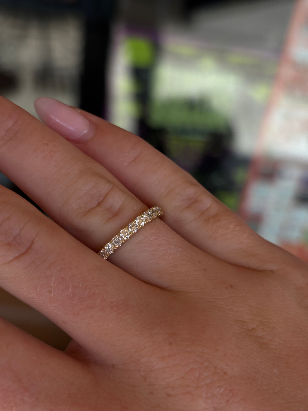 14K Yellow Gold Diamond Wedding Band (0.50ctw)