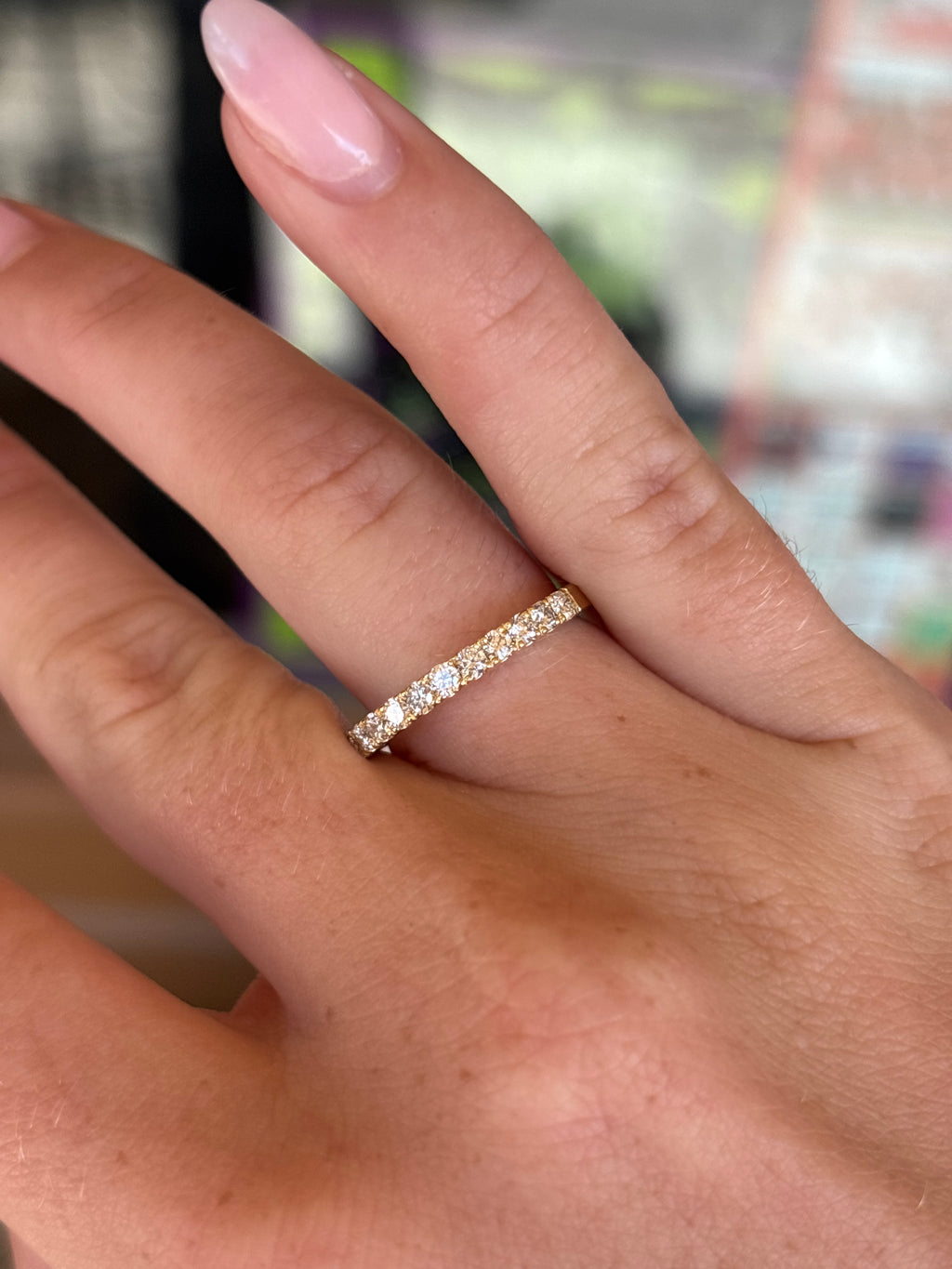 14K Yellow Gold Diamond Wedding Band (0.50ctw)