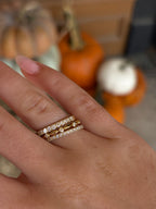 14K Yellow Gold Diamond Wedding Band (0.25ctw)