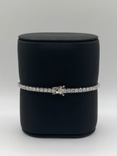 Load image into Gallery viewer, Exquisite 14k White Gold Diamond Tennis Bracelet - 5.66ctw LAB Diamonds
