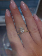 2.01ctw Old Mine Brilliant Elongated Cushion Diamond