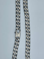 Men's Handmade Italian .925 10.5mm Curb Chain Necklace
