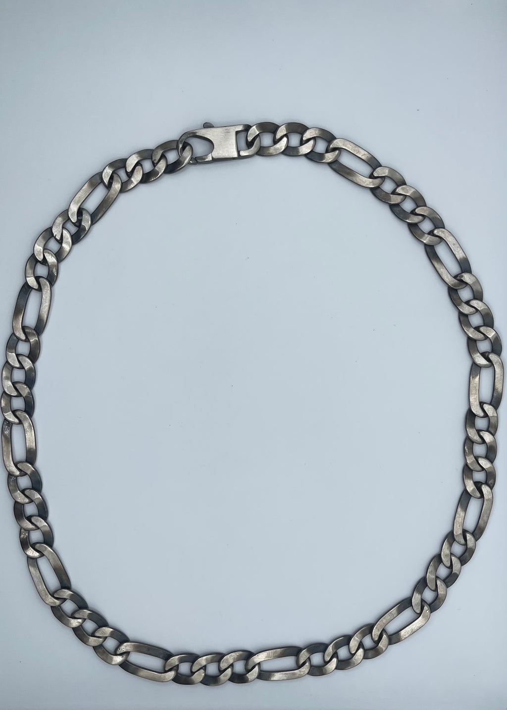 Men's Handmade Italian .925 11mm Figaro Chain Necklace