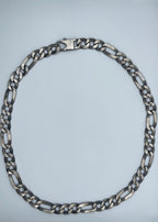 Men's Handmade Italian .925 11mm Figaro Chain Necklace