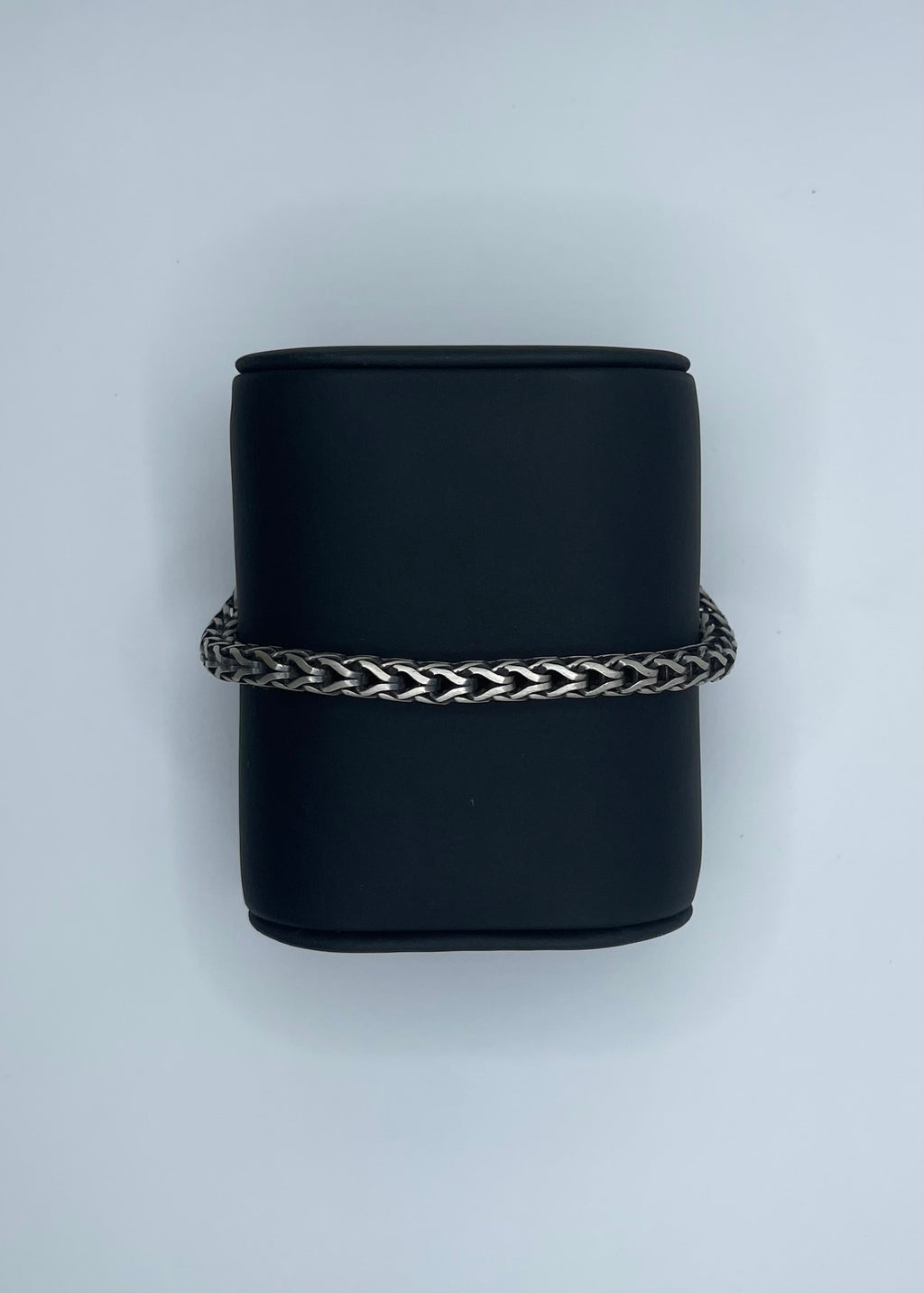 Men's Handmade Italian .925 5.5mm Foxtail Chain Bracelet