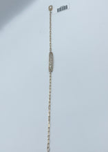 Load image into Gallery viewer, 14k Yellow Gold Diamond Paperclip Chain Bracelet
