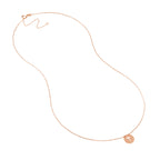 14K Gold 'So You' Mini Cutout Cross Adjustable Necklace