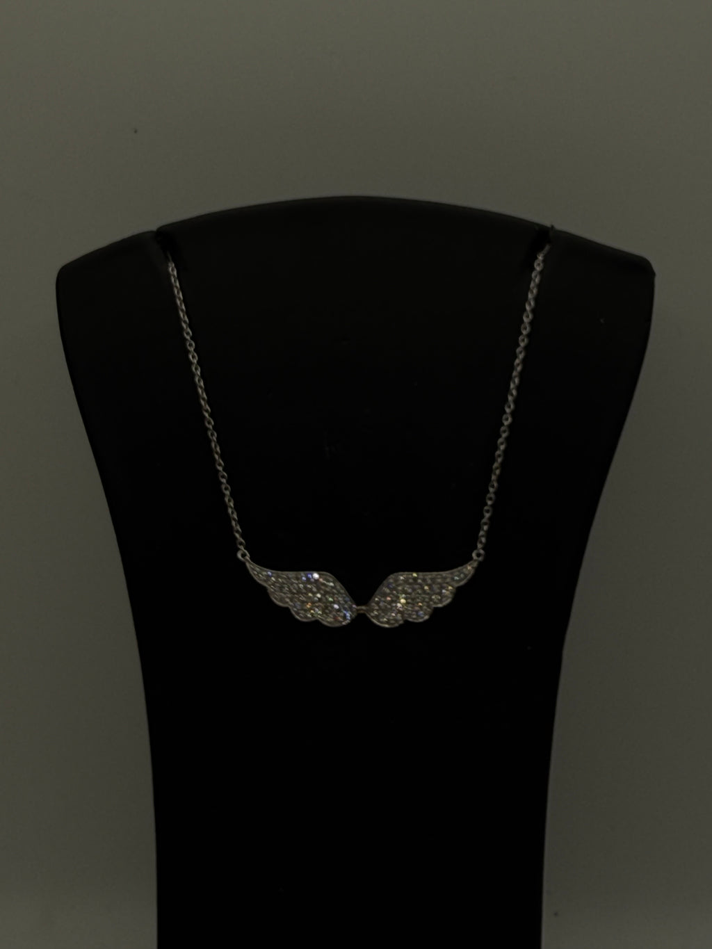 Diamond Angel Wings Pendant