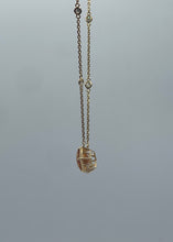 Load image into Gallery viewer, Citrine and Diamond Necklace in 18k Yellow Gold
