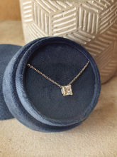 Load image into Gallery viewer, Princess Cut Diamond Pendant Necklace
