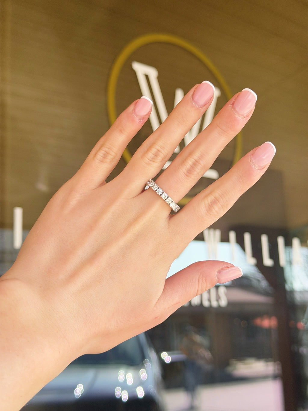 Round Diamond Eternity Band