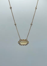 Load image into Gallery viewer, Citrine and Diamond Necklace in 18k Yellow Gold
