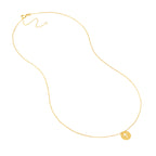 14K Gold 'So You' Mini Cutout Cross Adjustable Necklace