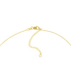 14k Gold East-to-West Sideways Cross Adjustable Necklace