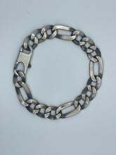 Load image into Gallery viewer, 11mm Italian-Made .925 Sterling Silver Figaro Chain, 8.5&quot;
