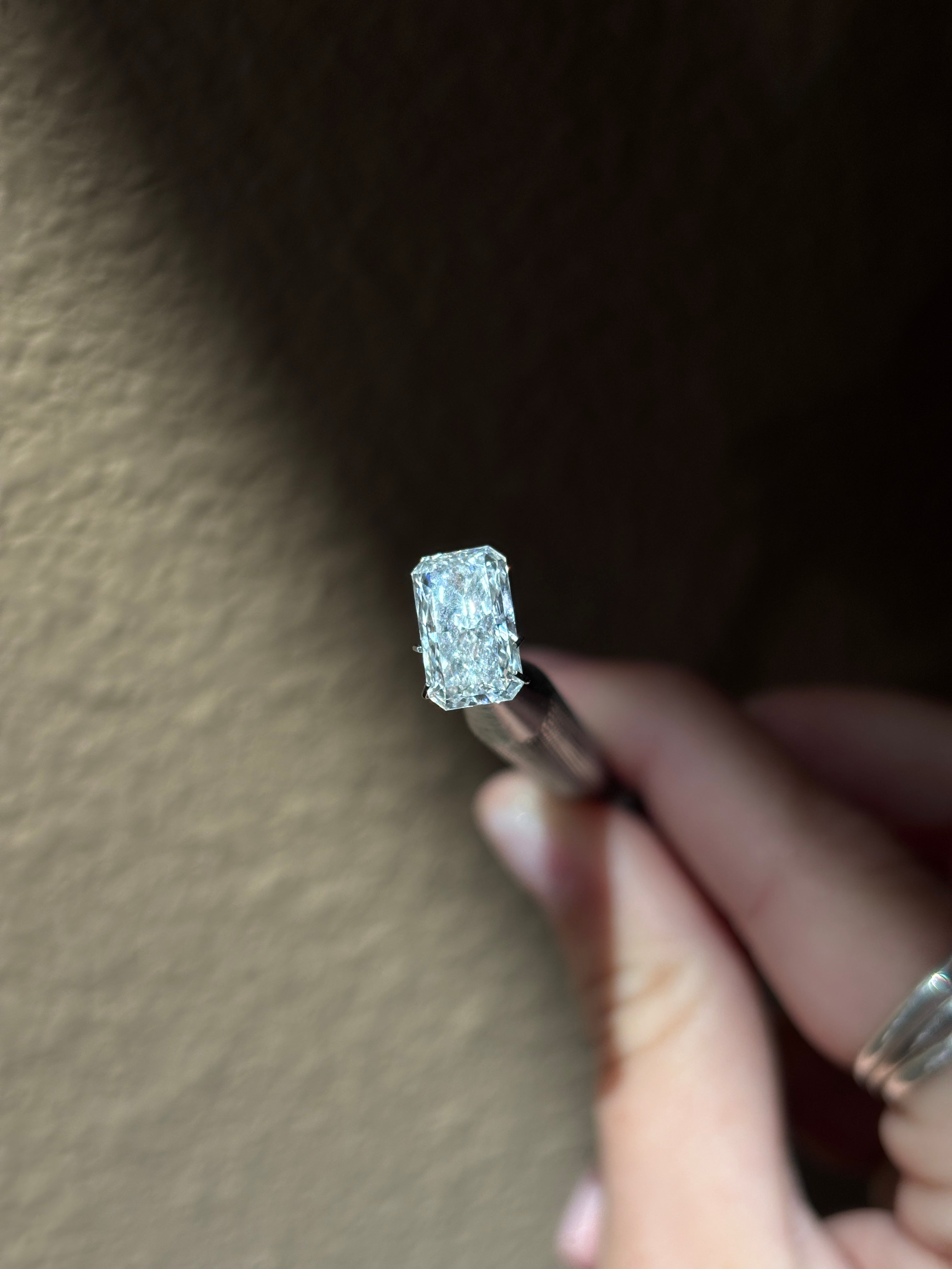 2.38ct Elongated Radiant Lab Diamond