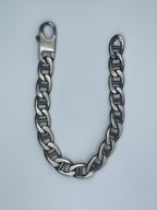 Men's Handmade Italian .925 10mm Mariner Chain Bracelet