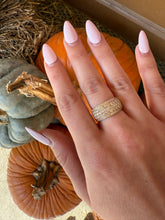 Load image into Gallery viewer, Yellow Gold Pave Ring
