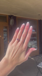 Luxurious 14k White Gold 0.75ct Round Ruby and 0.35ctw Diamond Halo Ring