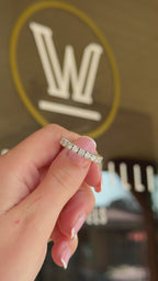 Round Diamond Eternity Band
