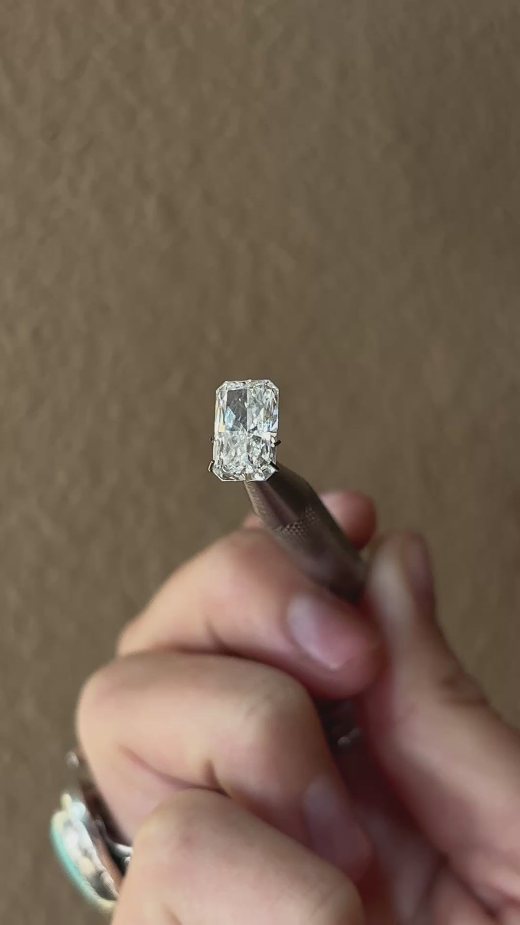 2.38ct Elongated Radiant Lab Diamond