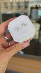 4.00ctw Lab Diamond Studs