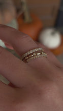 Load and play video in Gallery viewer, 14K Yellow Gold Bubble Diamond Band
