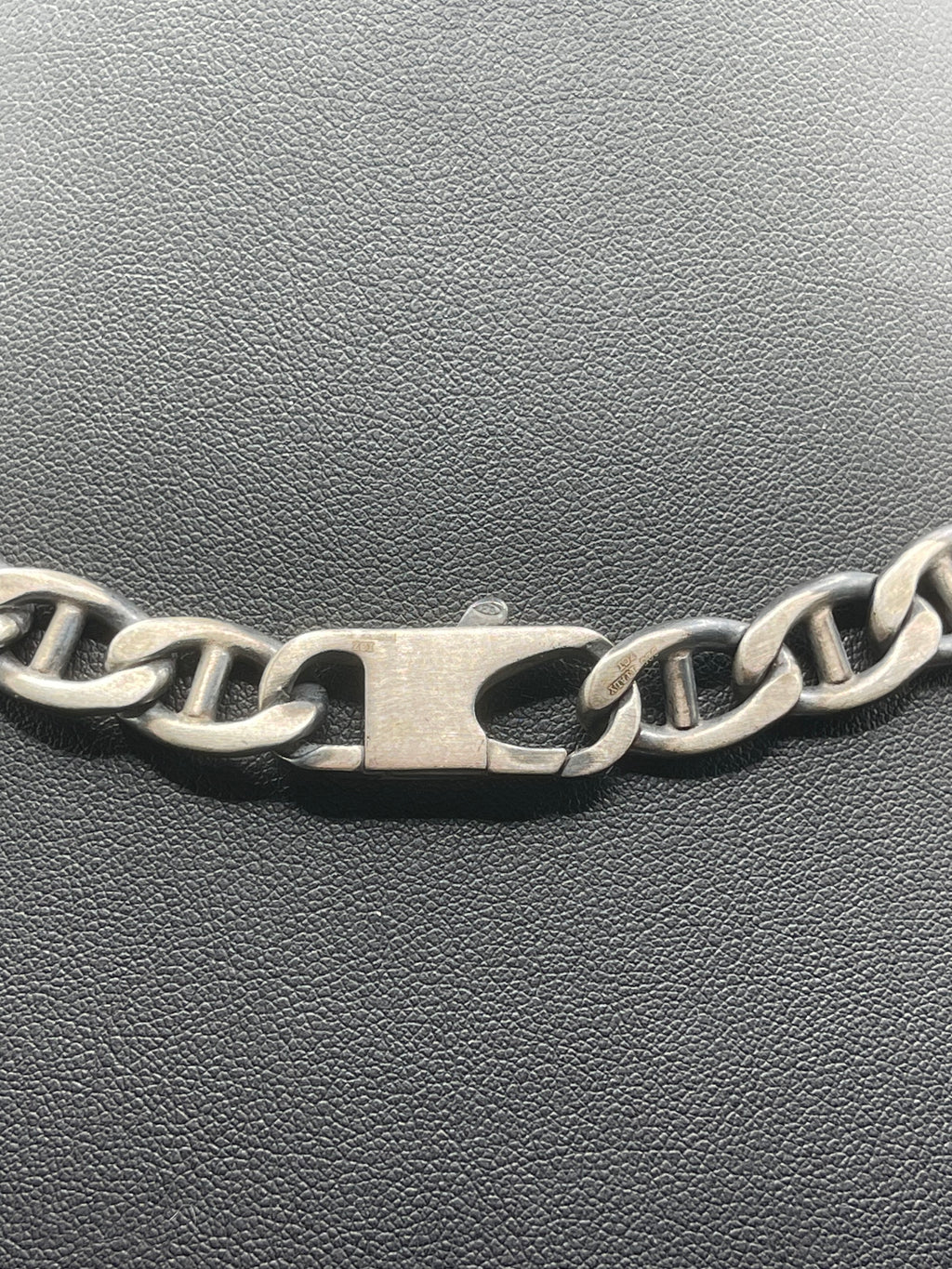 Men's Handmade Italian .925 10mm Mariner Chain Necklace