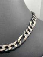 Men's Handmade Italian .925 11mm Figaro Chain Necklace