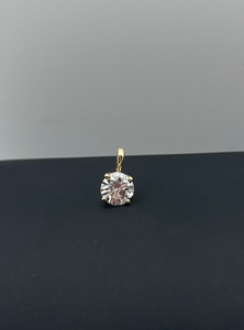 0.50ct Round G VS Diamond Pendant in 14k Yellow Gold