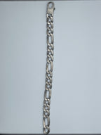 11mm Italian-Made .925 Sterling Silver Figaro Chain, 8.5"