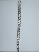 Load image into Gallery viewer, 11mm Italian-Made .925 Sterling Silver Figaro Chain, 8.5&quot;
