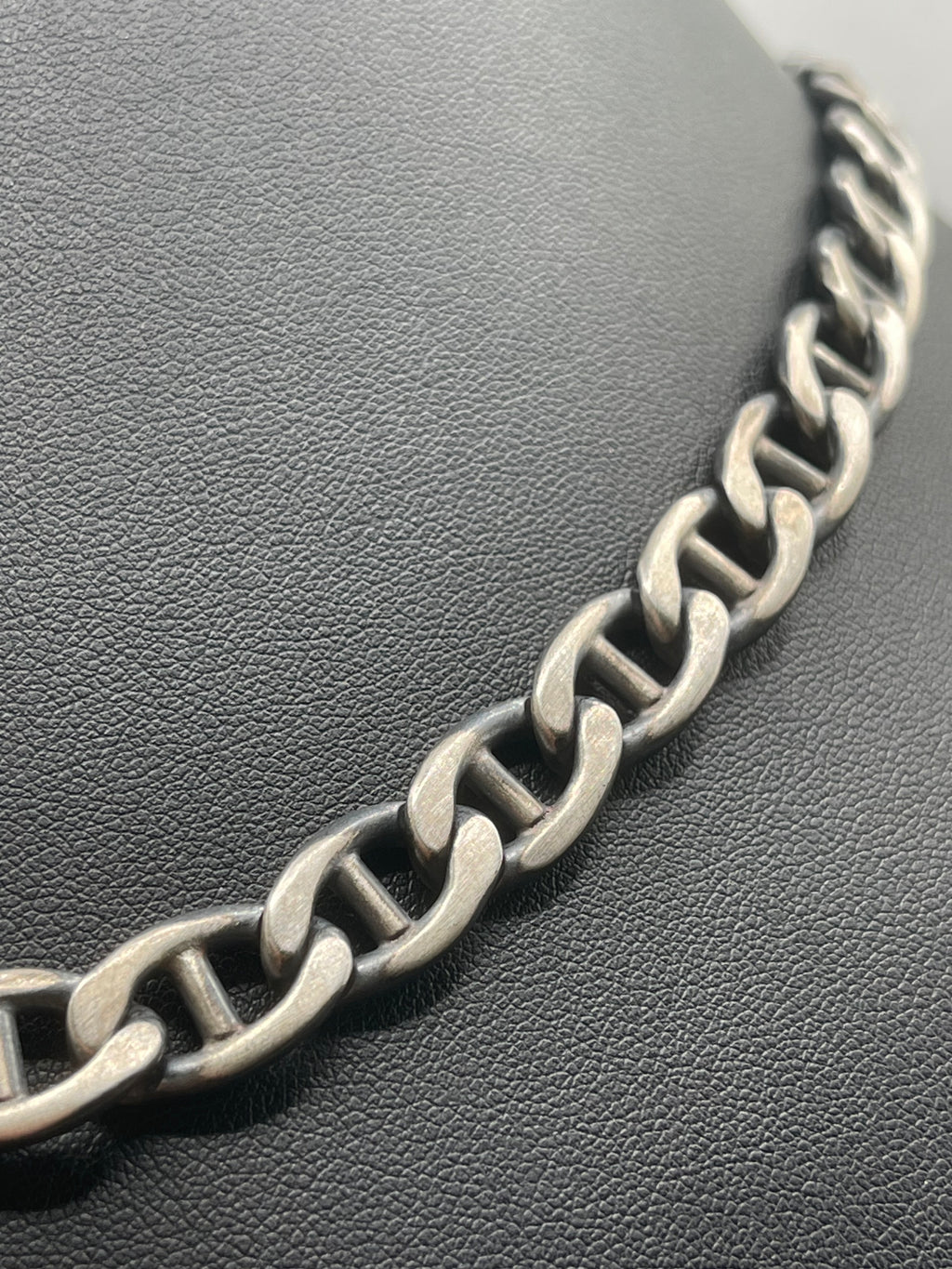 Men's Handmade Italian .925 10mm Mariner Chain Necklace