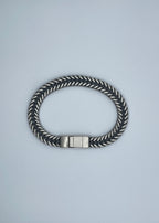 Men's Handmade Italian .925 9.5mm Link Chain Bracelet