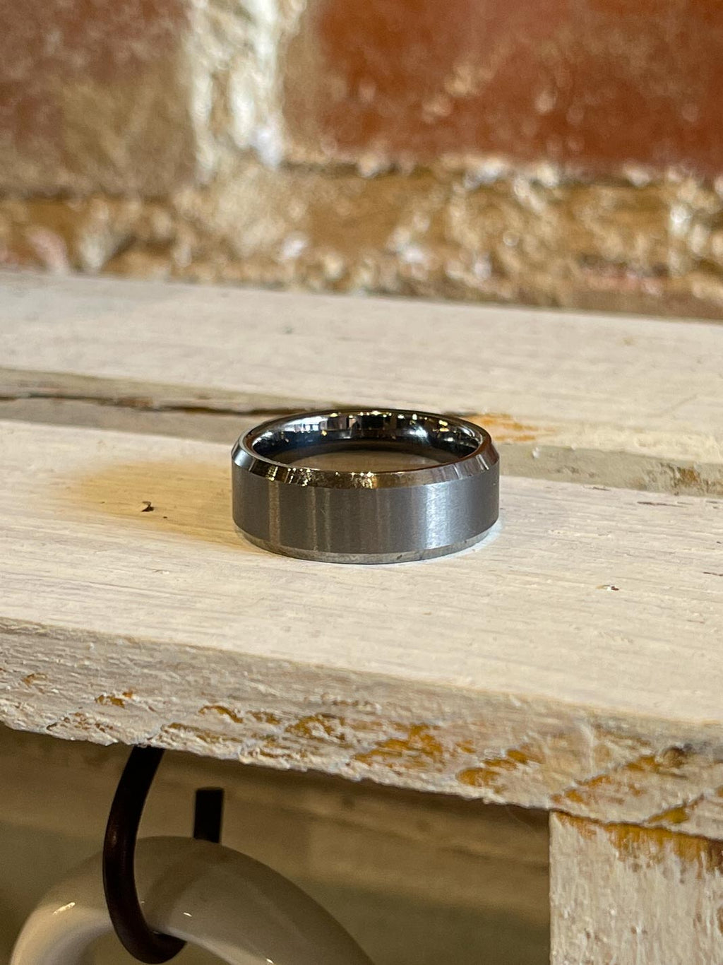 Silver Tungsten Ring