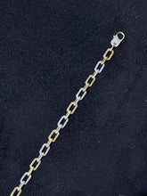 Load image into Gallery viewer, Satin Link Paperclip Diamond Bracelet
